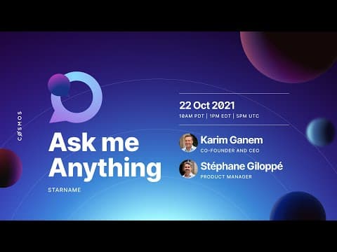 Cosmos Community AMA: Starname