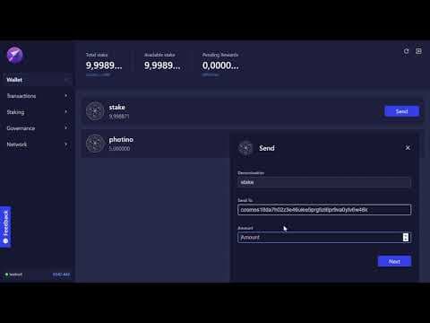 How to Sign in and Send Tokens
