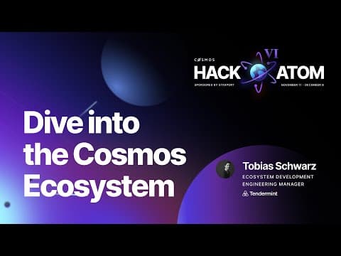 HackAtom VI - Dive into the Cosmos Ecosystem