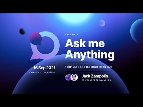 Cosmos Community AMA: Jack Zampolin
