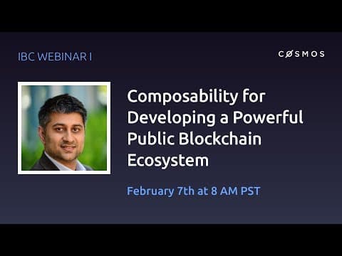 Interblockchain communication IBC Part 1: Composability for Developing a Powerful Public Blockchain