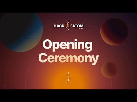 HackAtom HCMC Opening Ceremony