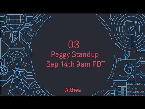 Althea Peggy Standup #3