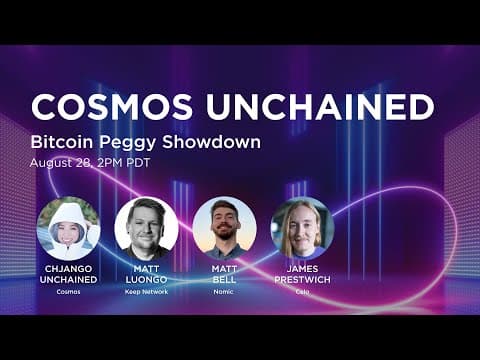 Cosmos Unchained: Bitcoin Peggy Showdown