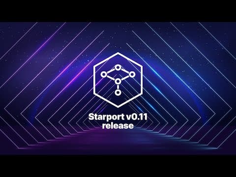 Introducing Starport v0.11