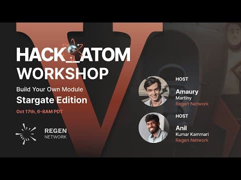 Regen Workshop: Build Your Own Module - Stargate Edition