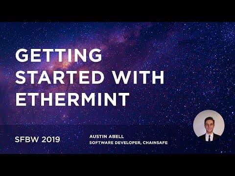 Getting Started with Ethermint
