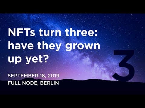 NFTs turn three: Have they grown up yet?