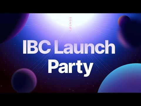 Cosmos IBC Launch Party