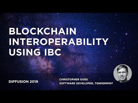 Blockchain interoperability using IBC
