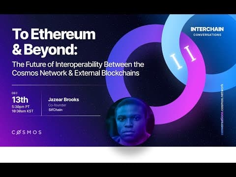 To Ethereum and Beyond: The Future of Interoperability Between Cosmos and External Blockchains