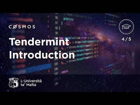 Tendermint Introduction - Cosmos at University of Malta