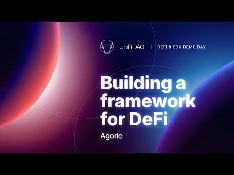 Enter the Agoric Economy - Building a framework for DeFi