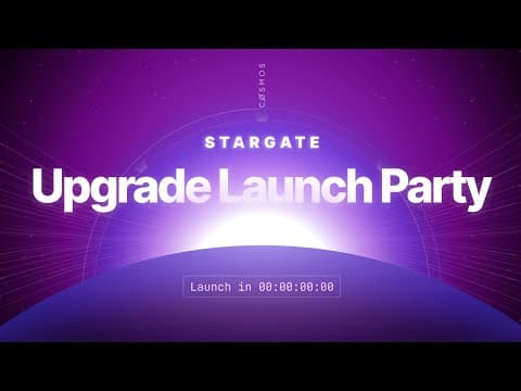 Cosmos - Stargate Upgrade Party